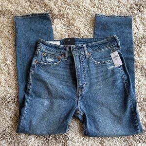 GAP NWT Vintage Slim Sky High 2S 2P Classic Blue Denim Jeans